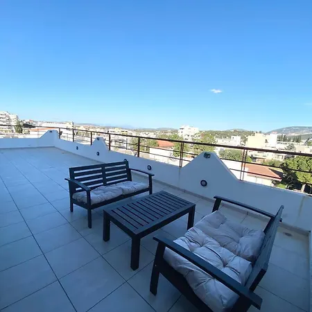 Luxury View Apartment 10Min From Athens Airport Koropion Exterior photo