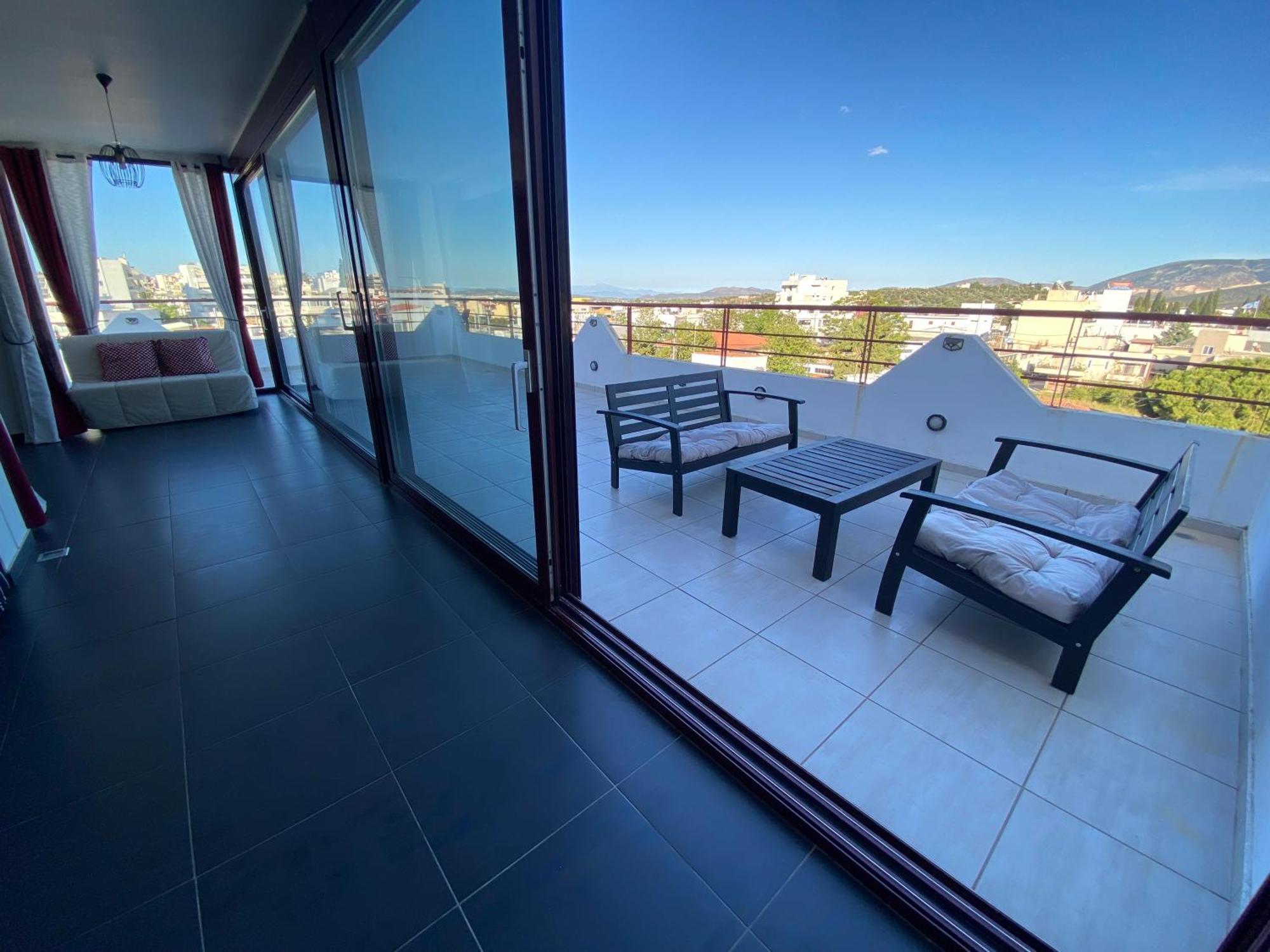 Luxury View 10min From Athens Airport Koropion